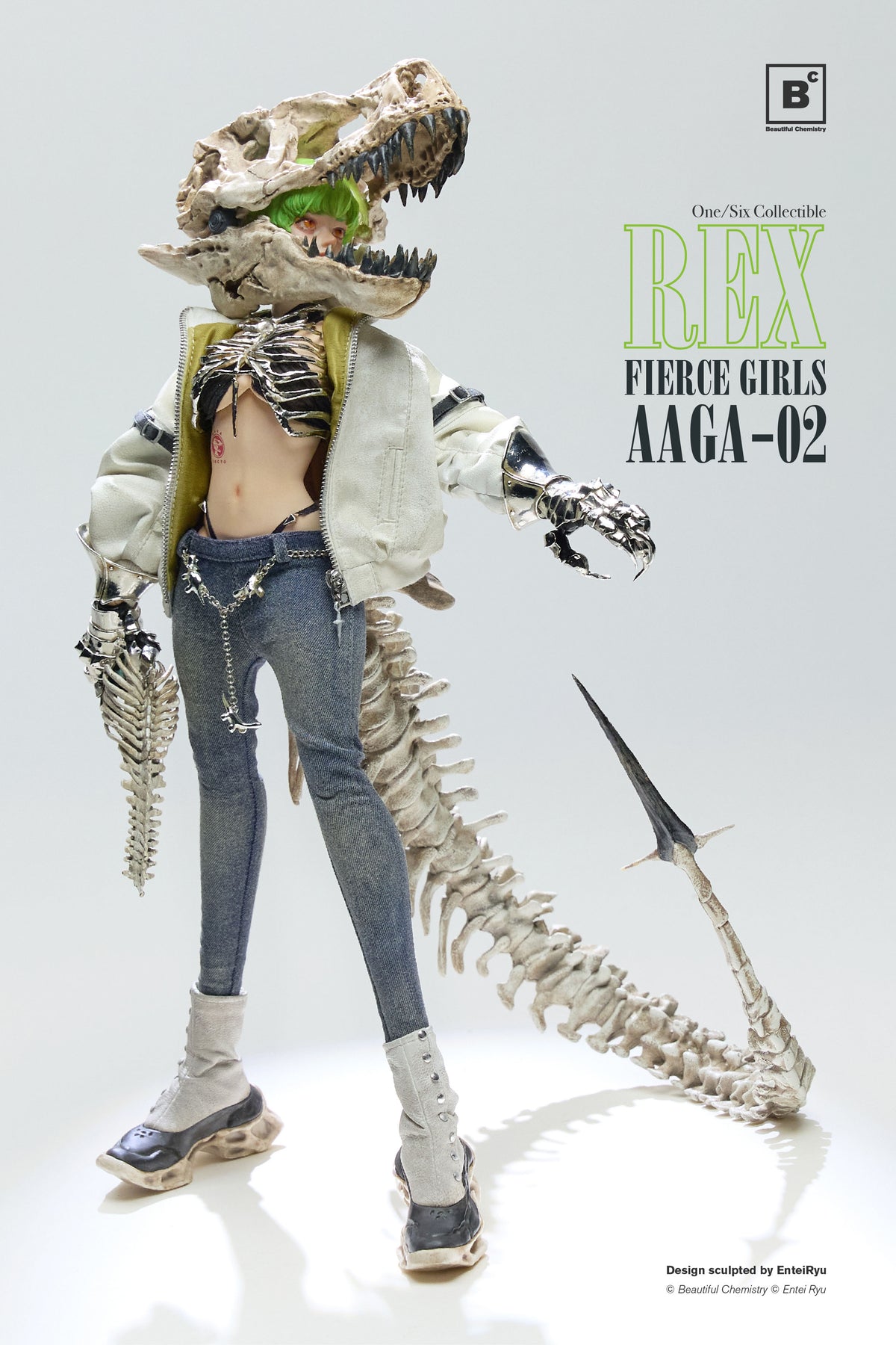 FIERCE GIRLS BEAUTIFUL CHEMISTRY BONEGIRL AAGA-02 GUNNER REX 1/6 SCALE