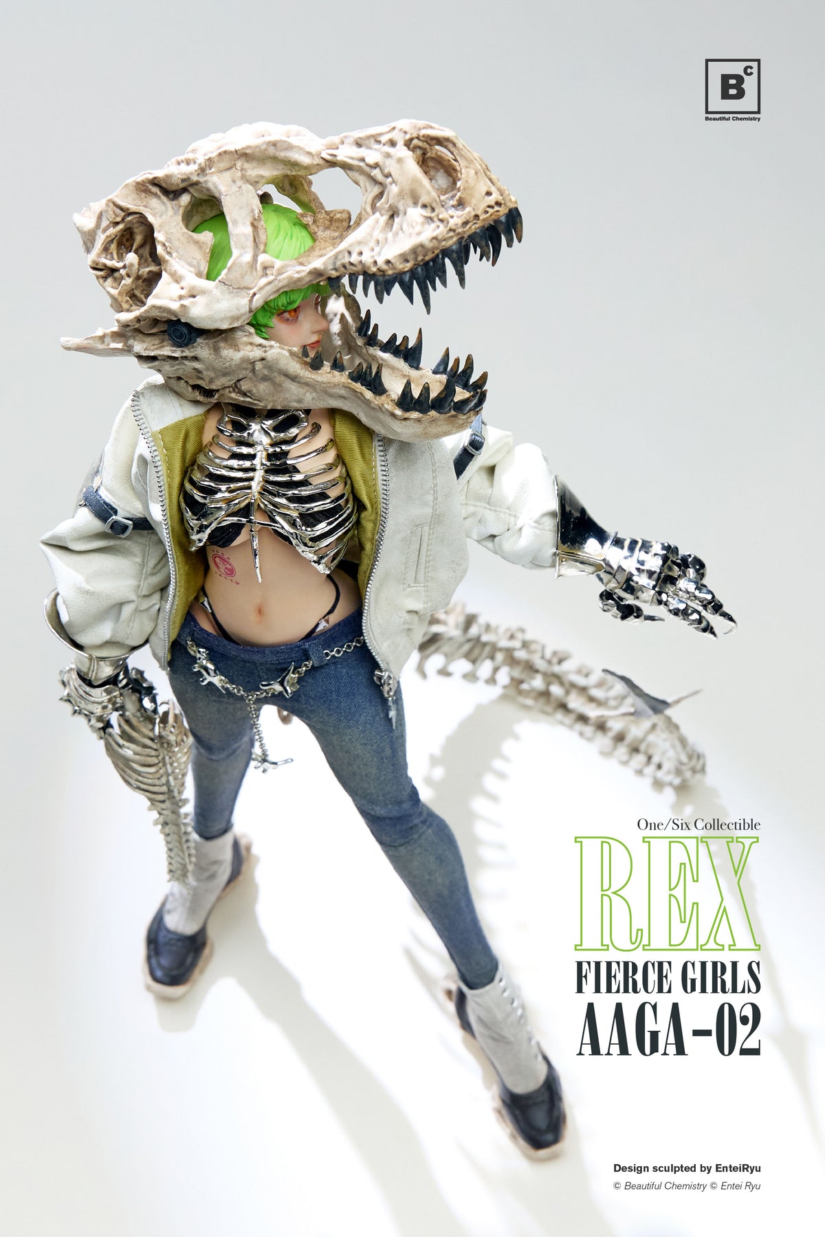 FIERCE GIRLS BEAUTIFUL CHEMISTRY BONEGIRL AAGA-02 GUNNER REX 1/6 SCALE