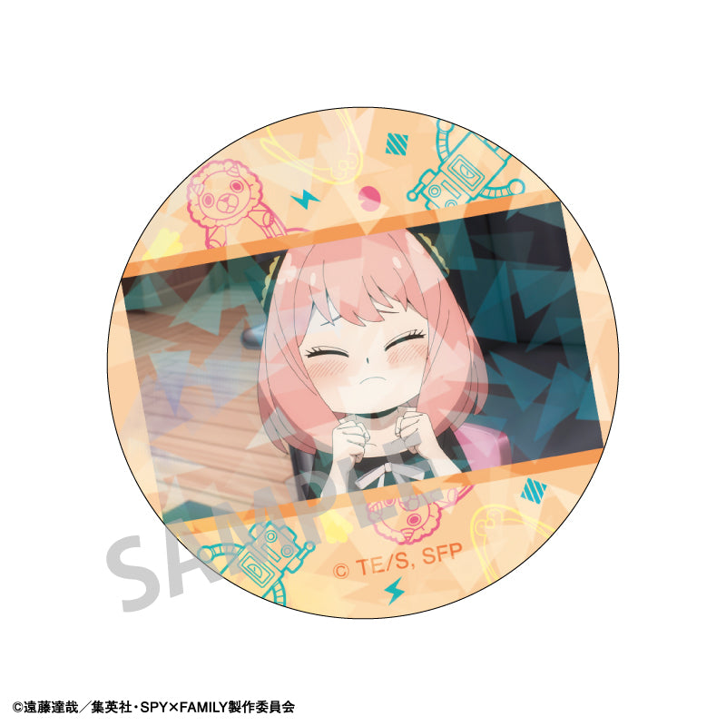 SPY x FAMILY KAMIO JAPAN Pick Chara Hologram Can Badge Vol.4(1 Random)