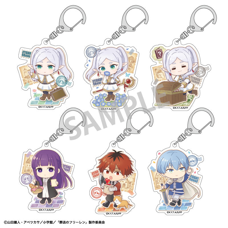 Frieren: Beyond Journey's End KAMIO JAPAN Trading Acrylic Key Chain Charattotabi (1 Random)