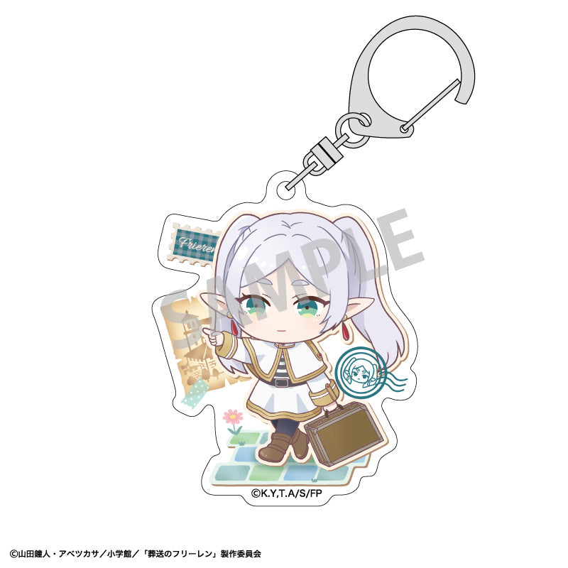 Frieren: Beyond Journey's End KAMIO JAPAN Trading Acrylic Key Chain Charattotabi (1 Random)