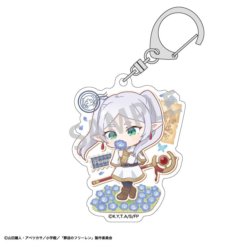 Frieren: Beyond Journey's End KAMIO JAPAN Trading Acrylic Key Chain Charattotabi (1 Random)