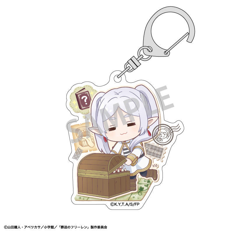 Frieren: Beyond Journey's End KAMIO JAPAN Trading Acrylic Key Chain Charattotabi (1 Random)