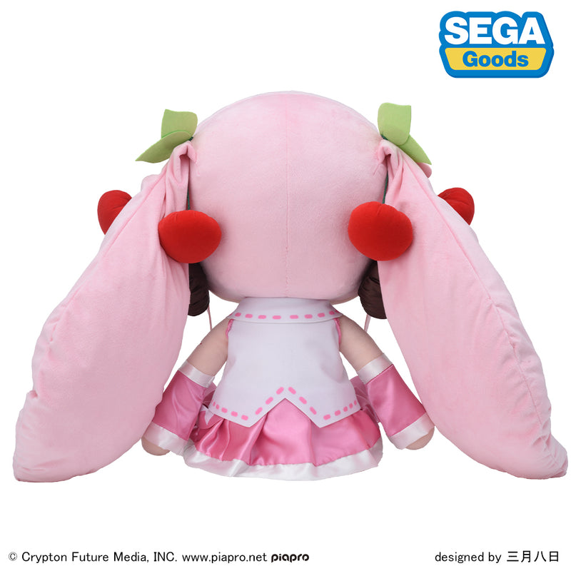 Sakura Miku SEGA Fave Sakura Miku Fuwa Petit Dodeka Jumbo Plush