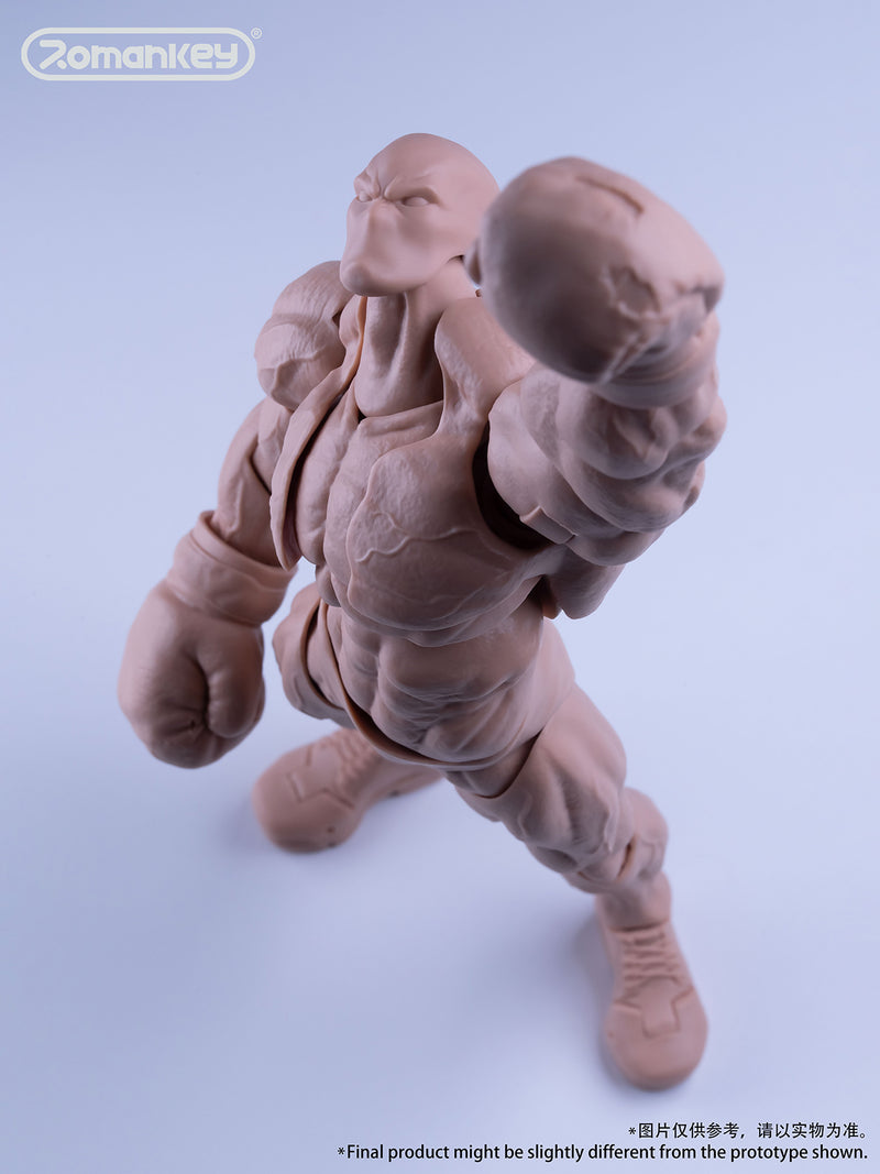 ROMANKEY UMS003 1/12 SCALE ACTION FIGURE MALE BODY BIG GUY WHITE SKIN