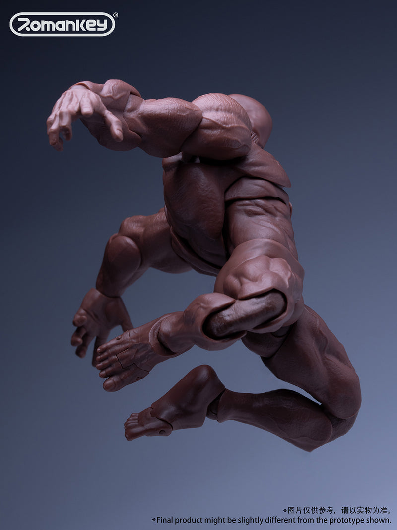 ROMANKEY UMS003 1/12 SCALE ACTION FIGURE MALE BODY BIG GUY TAN SKIN