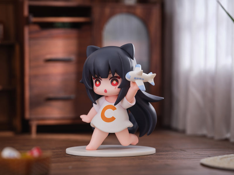illustrated by MIZHIGONGFANG OMAHA x MIZHIGONGFANG C-CHAN CAT GIRL STAMP SERIES TRADING FIGURE