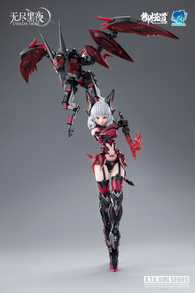 EASTERN MODEL "ENDLESS NIGHT" SERIES EASTERN MODEL VAMPIRE CARMILLA 1/12 SCALE PLASTIC MODEL KIT DELUXE EDITION