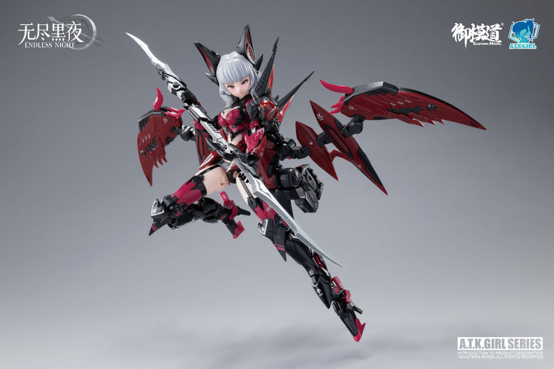 EASTERN MODEL "ENDLESS NIGHT" SERIES EASTERN MODEL VAMPIRE CARMILLA 1/12 SCALE PLASTIC MODEL KIT DELUXE EDITION