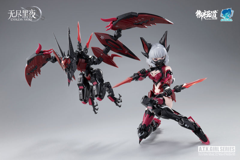 EASTERN MODEL "ENDLESS NIGHT" SERIES EASTERN MODEL VAMPIRE CARMILLA 1/12 SCALE PLASTIC MODEL KIT DELUXE EDITION