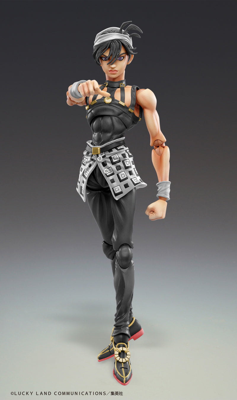 JoJo's Bizarre Adventure -Part V- Medicos Entertainment Super Action Statue Narancia Ghirga & Aerosmith Ver. Black