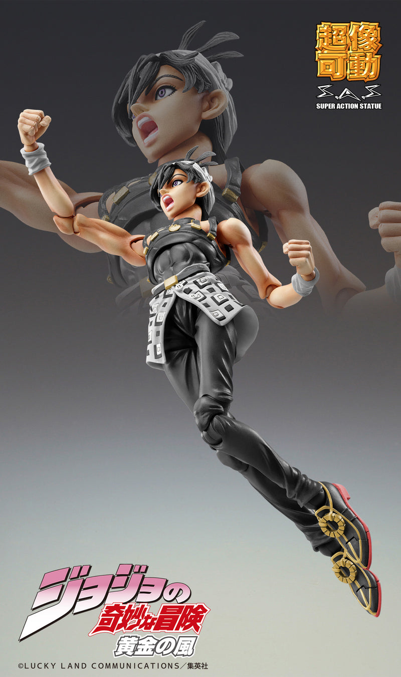 JoJo's Bizarre Adventure -Part V- Medicos Entertainment Super Action Statue Narancia Ghirga & Aerosmith Ver. Black