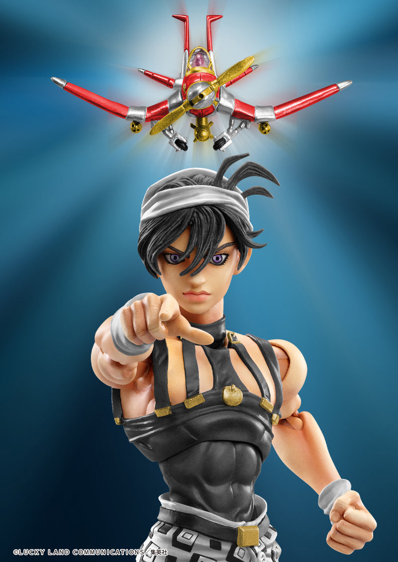 JoJo's Bizarre Adventure -Part V- Medicos Entertainment Super Action Statue Narancia Ghirga & Aerosmith Ver. Black