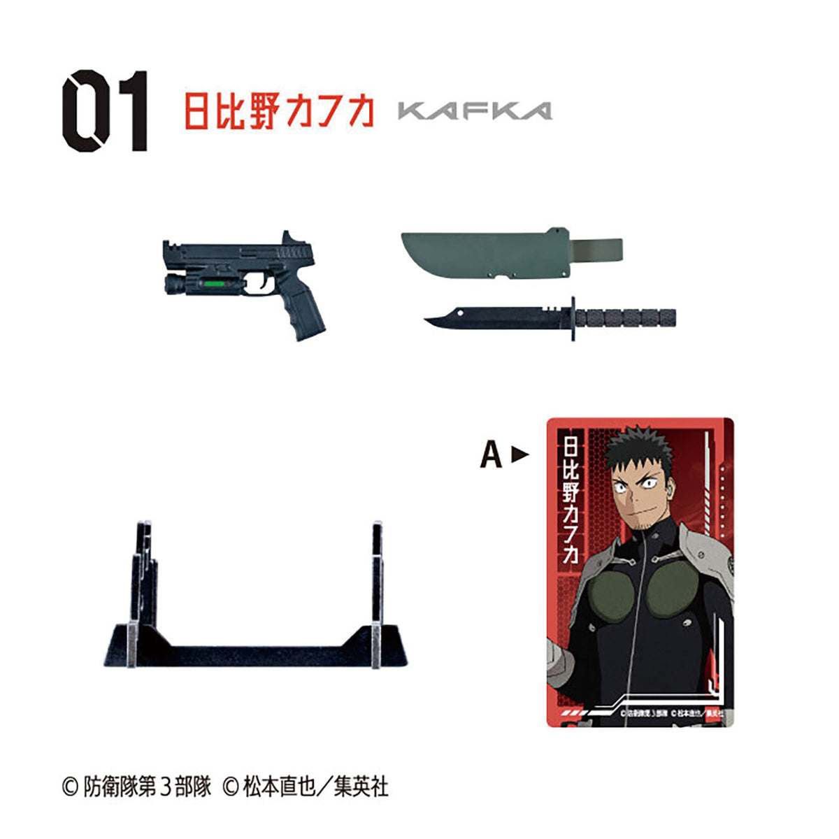 Kaiju No. 8 F-Toys Weapon Collection (re-run)