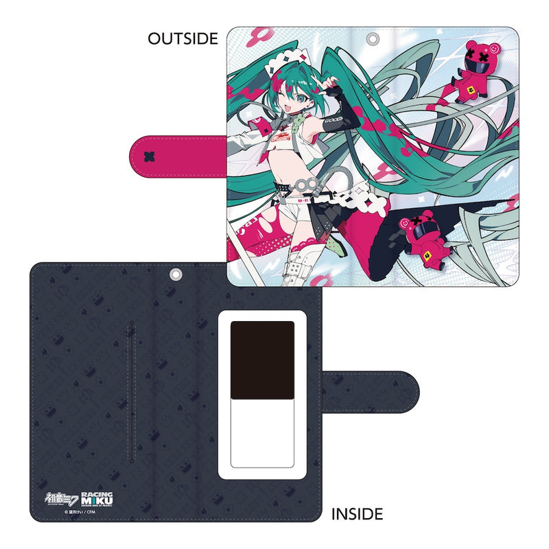 Racing Miku 2025 Ver. Caravan Book Type Smartphone Case Vol. 2