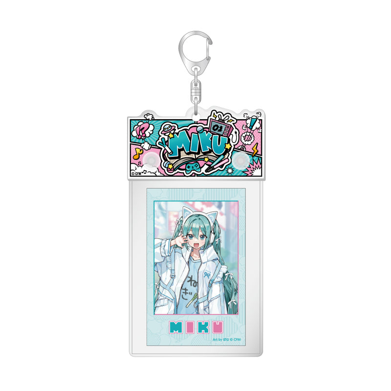 Hatsune Miku Caravan Photo Holder (with Card) akiba culture fashion