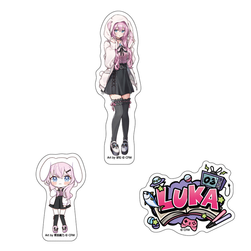 Hatsune Miku Caravan Sticker 3 Set akiba culture fashion