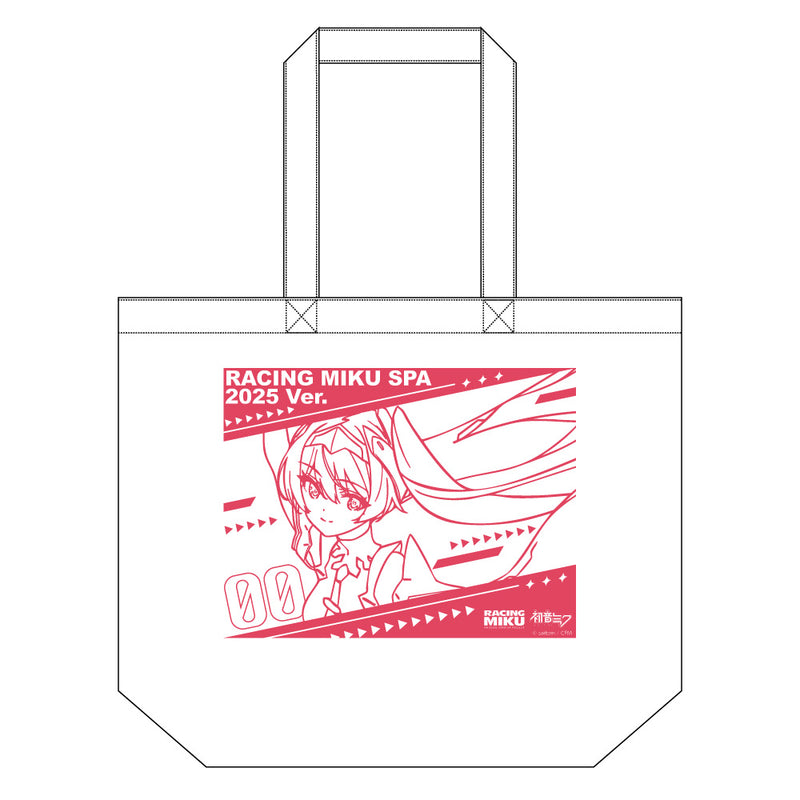 Hatsune Miku Caravan Hatsune Miku Racing Ver. SPA 2025 Cheering Ver. Tote Bag