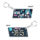 Racing Miku Caravan Racing Miku 2026 Ver. -Good Smile Company 25th Anniversary- Number Plate Style Key Chain
