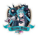 Racing Miku Caravan Racing Miku 2026 Ver. -Good Smile Company 25th Anniversary- Magnet Car Sticker