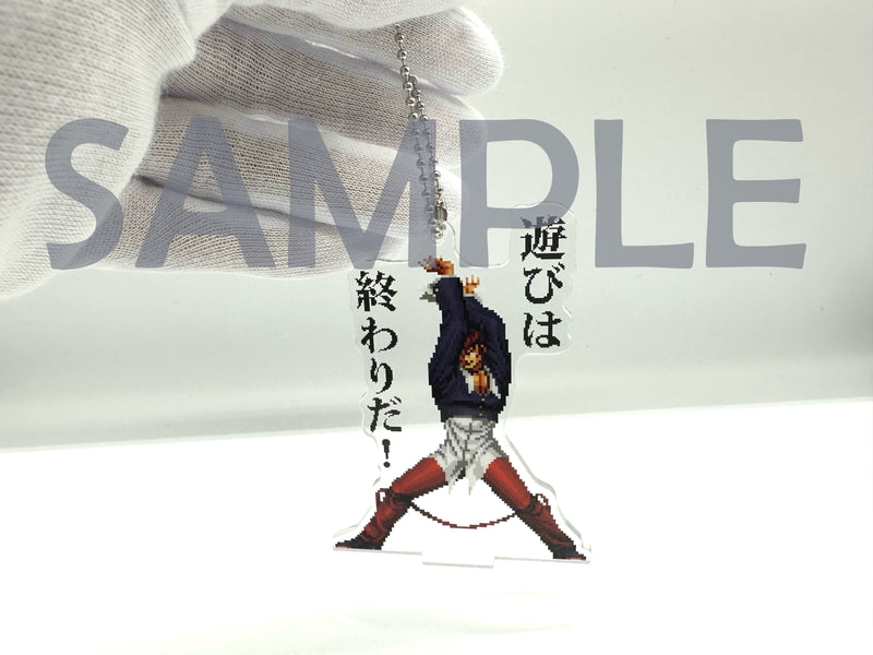 The King of Fighters'98 PROOF Kyo & Iori Words Acrylic Stand & Key Chain(1 Random)