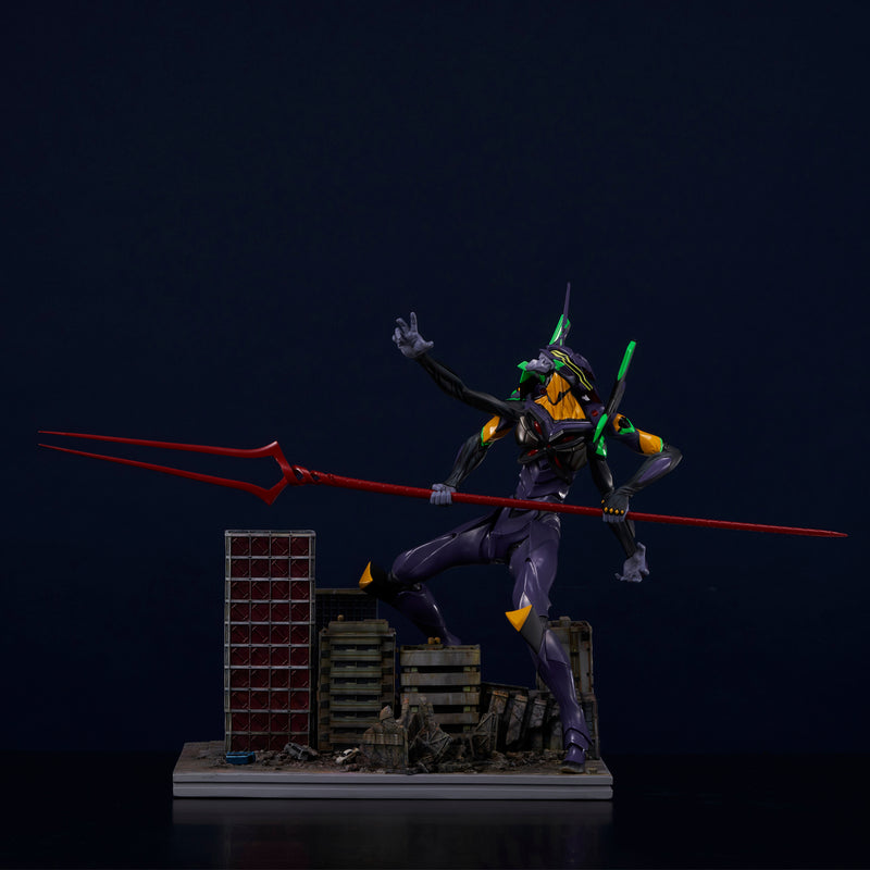 Evangelion: 3.0+1.0 Thrice Upon a Time UNION CREATIVE SCENE SCAPE DIORAMA EVA Unit 01 vs EVA Unit 13