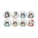 Rascal Does Not Dream of Santa Claus A3 Can Badge 03 White Winter Ver. (Original Illustration)