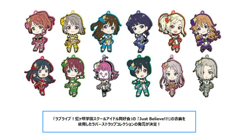 Love Live! Nijigasaki Academy School Idol Club Movic Rubber Strap Collection Love Live! Nijigasaki Academy School Idol Club(1 Random)