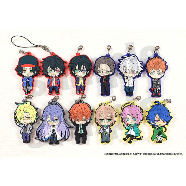 Hypnosismic -Division Rap Battle- Movic Rubber Strap Collection Ikebukuro Division & Yokohama Division & Shibuya Division & Shinjuku Division Chibi Chara(1 Random)