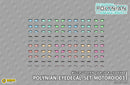 Polynian DAIBADI PRODUCTION Eyedecal Set Motoroid 03