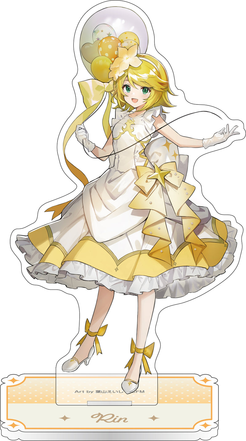 Hatsune Miku Series Movic Acrylic Stand Hatsune Miku 16th Birthday Kagamine Rin
