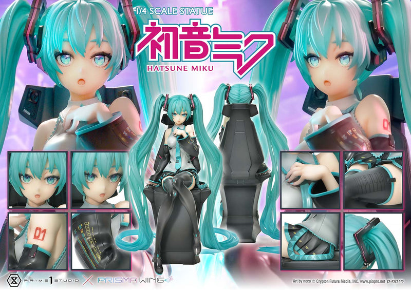 Vocaloid Piapro Characters Prime 1 Studio PRISMA WING Hatsune Miku Art by neco 1/4 Scale Statue