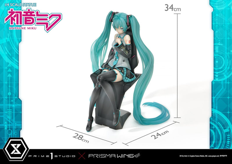 Vocaloid Piapro Characters Prime 1 Studio PRISMA WING Hatsune Miku Art by neco 1/4 Scale Statue