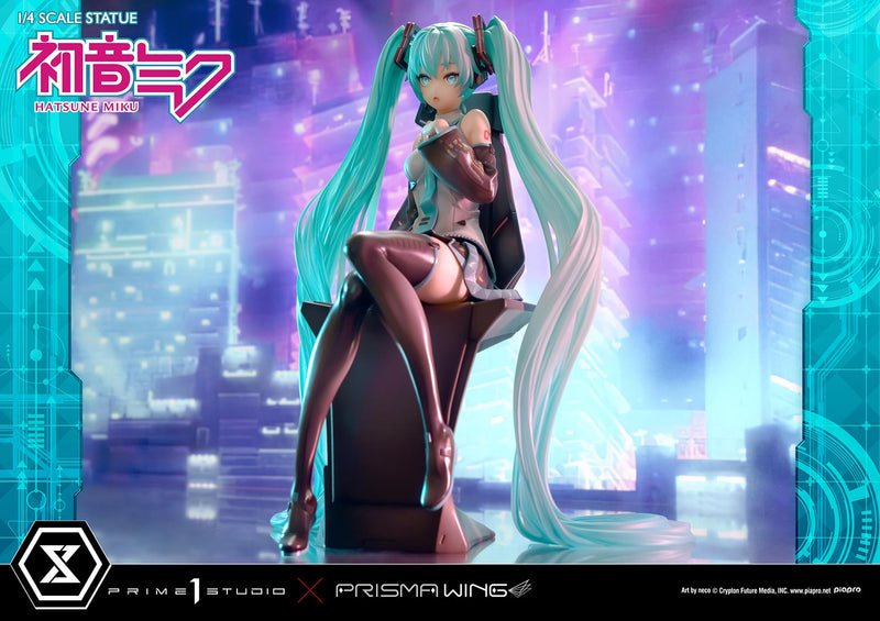 Vocaloid Piapro Characters Prime 1 Studio PRISMA WING Hatsune Miku Art by neco 1/4 Scale Statue