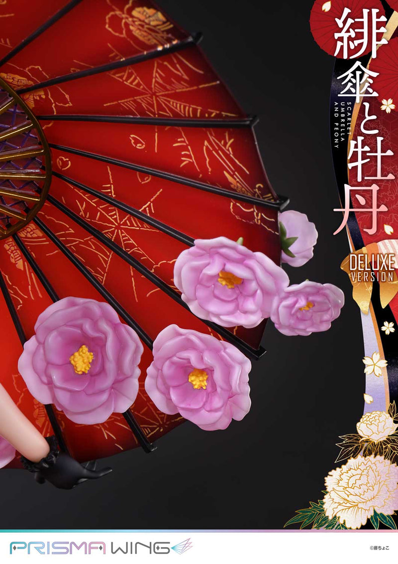 Fuzichoco Original Illustration Prime 1 Studio PRISMA WING Scarlet Umbrella and Peony DX Edition 1/7 Scale Figure