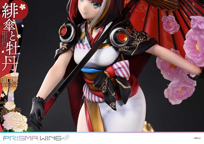 Fuzichoco Original Illustration Prime 1 Studio PRISMA WING Scarlet Umbrella and Peony DX Edition 1/7 Scale Figure