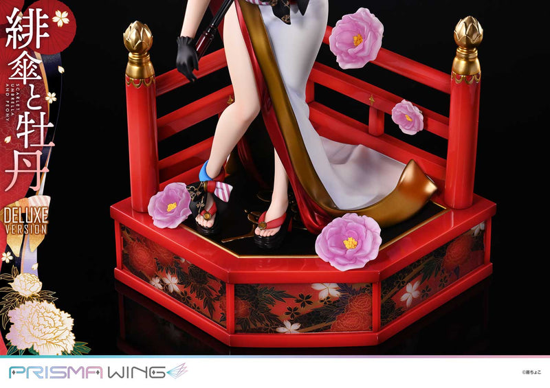 Fuzichoco Original Illustration Prime 1 Studio PRISMA WING Scarlet Umbrella and Peony DX Edition 1/7 Scale Figure