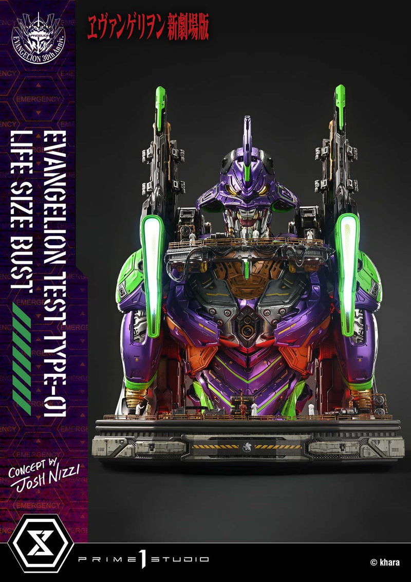 Rebuild of Evangelion Prime 1 Studio Life Size Bust Regular Artificial Human Evangelion Test Type-01 (Concept By Josh Nizzi)