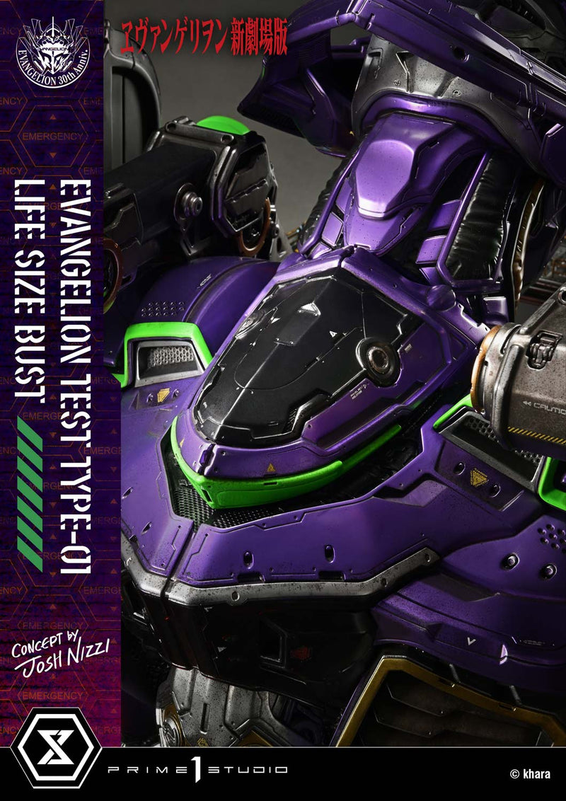 Rebuild of Evangelion Prime 1 Studio Life Size Bust Regular Artificial Human Evangelion Test Type-01 (Concept By Josh Nizzi)
