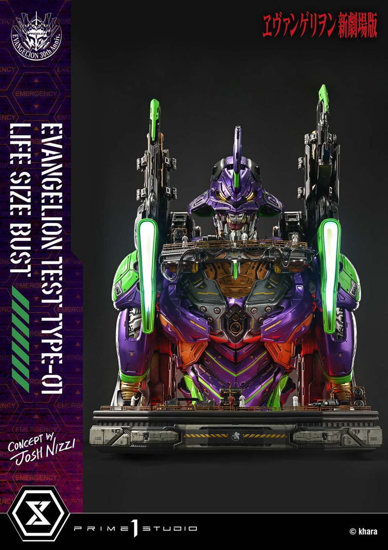 Rebuild of Evangelion Prime 1 Studio Life Size Bust Regular Artificial Human Evangelion Test Type-01 (Concept By Josh Nizzi)