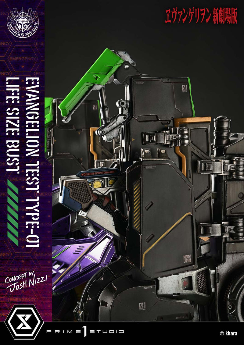 Rebuild of Evangelion Prime 1 Studio Life Size Bust Regular Artificial Human Evangelion Test Type-01 (Concept By Josh Nizzi)