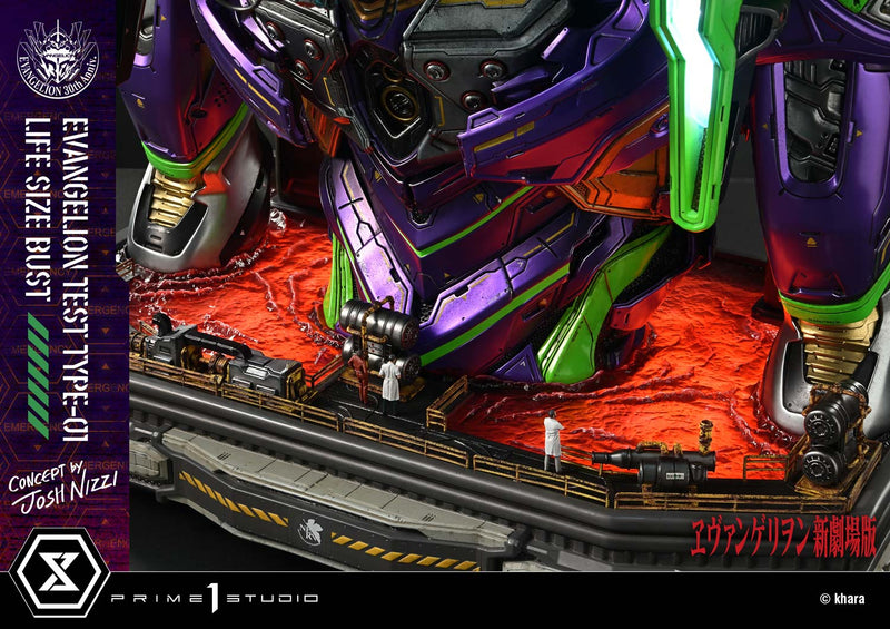 Rebuild of Evangelion Prime 1 Studio Life Size Bust Regular Artificial Human Evangelion Test Type-01 (Concept By Josh Nizzi)