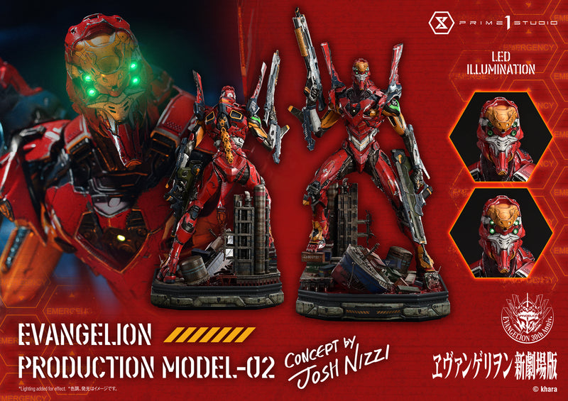 Rebuild of Evangelion Prime 1 Studio Ultimate Diorama Masterline Regular Artificial Human Evangelion Production Model-02 (Concept By Josh Nizzi)