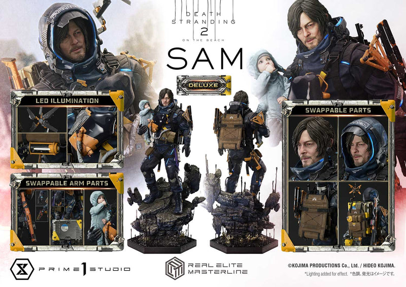 DEATH STRANDING 2: ON THE BEACH Prime 1 Studio Real Elite Masterline Sam DX Edition