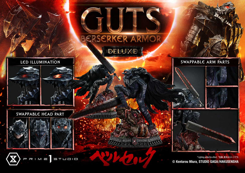 Berserk Prime 1 Studio Ultimate Premium Masterline Guts Berserker Armor Grunbeld VS Guts DX Edition