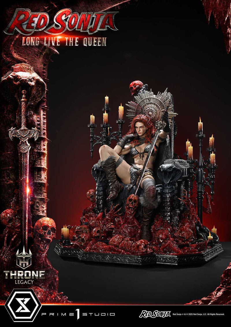 Red Sonja Prime 1 Studio Throne Legacy Red Sonja Long Live The Queen