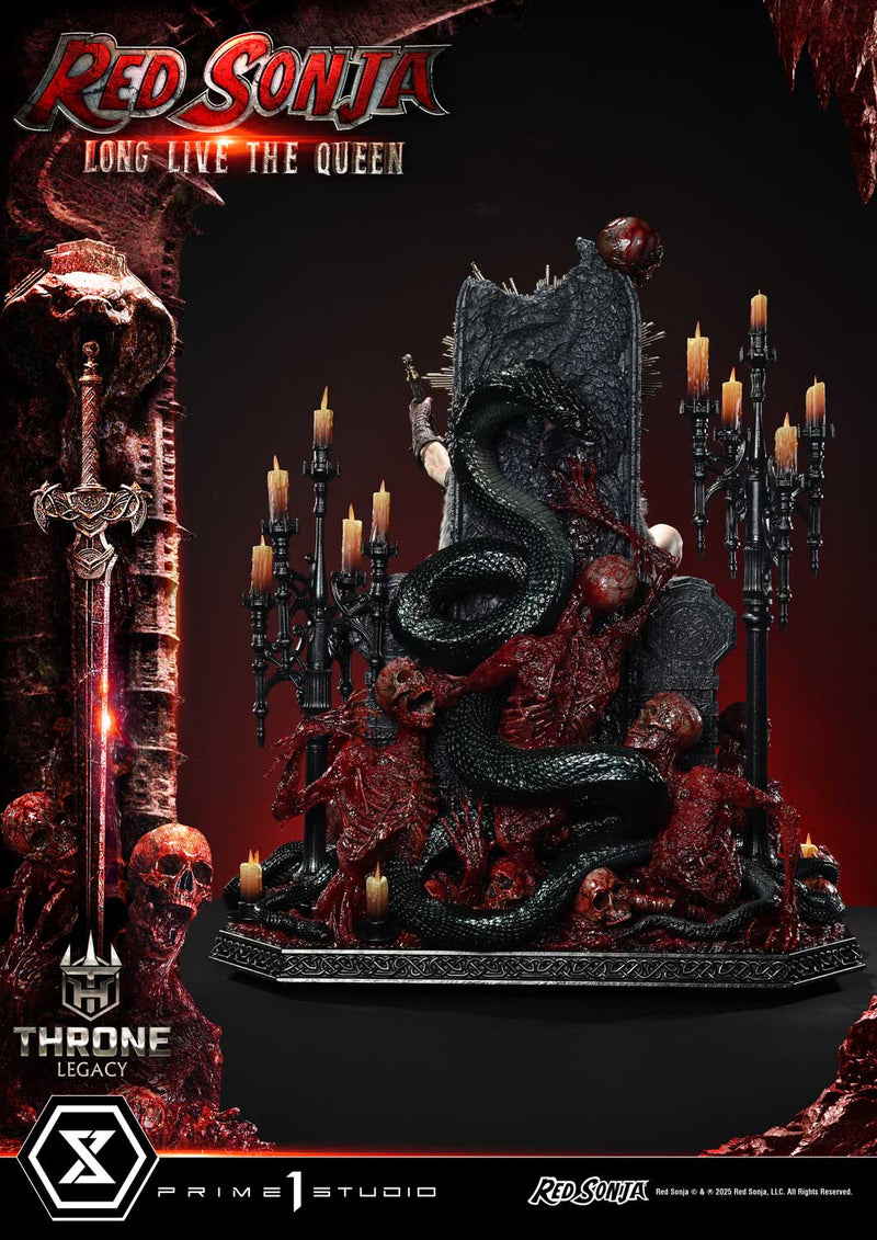 Red Sonja Prime 1 Studio Throne Legacy Red Sonja Long Live The Queen
