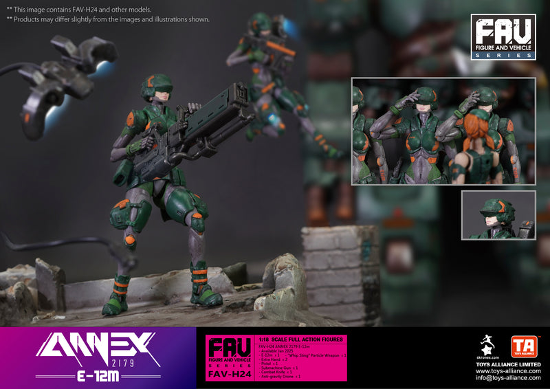 ANNEX2179 TOYS ALLIANCE LIMITED SERIES 1/18 SCALE FAV-H24 E-12m