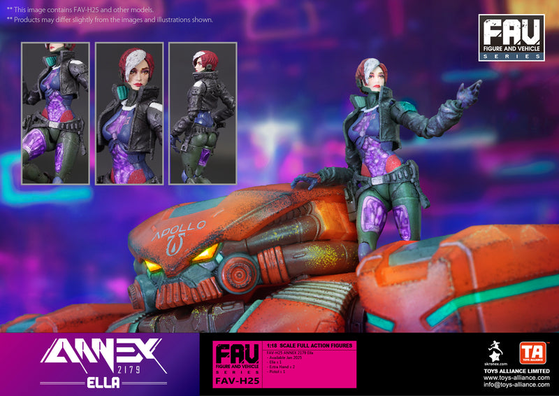 ANNEX2179 TOYS ALLIANCE LIMITED SERIES 1/18 SCALE FAV-H25 ELLA