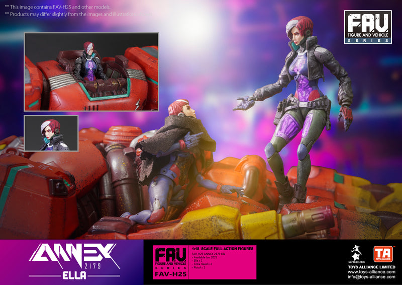 ANNEX2179 TOYS ALLIANCE LIMITED SERIES 1/18 SCALE FAV-H25 ELLA